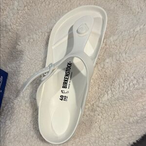 Birkenstock Women's Classic White Sandals size 40